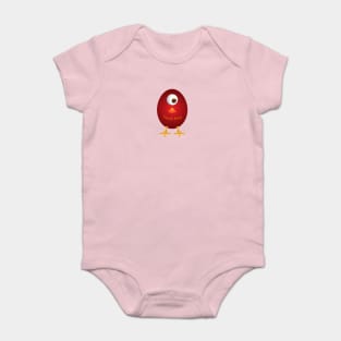 Sneek Peep - Look First Hatch Later Humor Baby Bodysuit